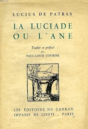 Bild des Verkufers fr LA LUCIADE OU L'ANE zum Verkauf von Le-Livre