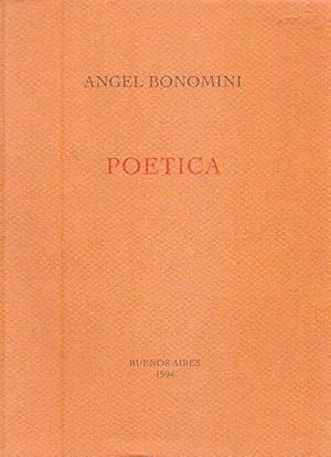 Seller image for POETICA. [Firmado / Signed] for sale by Buenos Aires Libros