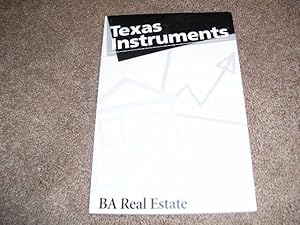 Imagen del vendedor de Texas Instruments BA Real Estate Business Calculator Guidebook (Business Analyst) a la venta por Cheryl's Books