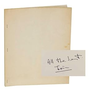 Seller image for Ten Poems (Signed First Edition) for sale by Jeff Hirsch Books, ABAA