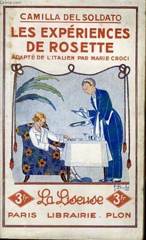 Bild des Verkufers fr LES EXPERIENCES DE ROSETTE zum Verkauf von Le-Livre