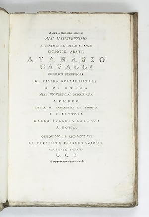 [Opuscoli chimici e fisici (.) tradotti in Italiano. Con aggiunte e note. Tomo primo (.) 1. Della...