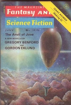 Seller image for The Magazine of Fantasy and Science Fiction July 1976, The Anvil of Jove, The Ice Cream Golem, Waiting for You Maude-Ellen, Miranda-Escobedo, The Massahattan Snap Tube, B. K. A. the Master, The Sitter, Making It! for sale by Nessa Books