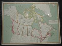 Image du vendeur pour Canada Territorial Divisions. mis en vente par Alexandre Antique Prints, Maps & Books