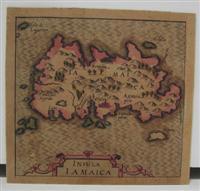 Image du vendeur pour Insula Iamaica mis en vente par Alexandre Antique Prints, Maps & Books