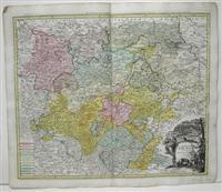 Image du vendeur pour Landgravia Thuringiae Tabula Generalis in suos Principatcs et Sta accurate divi mis en vente par Alexandre Antique Prints, Maps & Books