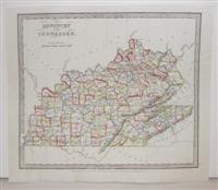 Image du vendeur pour Kentucky and Tennessee. mis en vente par Alexandre Antique Prints, Maps & Books
