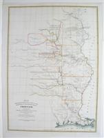 Seller image for Map Illustrating the plan of the defences of the Western & North-Westen Frontier for sale by Alexandre Antique Prints, Maps & Books