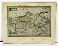 Imagen del vendedor de Biscaia, Guipiscoa, Navarra, et Asturias de santillana. a la venta por Alexandre Antique Prints, Maps & Books