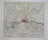 Image du vendeur pour Les Environs de Londres mis en vente par Alexandre Antique Prints, Maps & Books