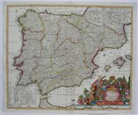 Bild des Verkufers fr Novissima et Accuratissima Regnorum Hispaniae et Portugalliae zum Verkauf von Alexandre Antique Prints, Maps & Books