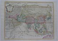 Image du vendeur pour L'Asie Divisee en tous ses Etat mis en vente par Alexandre Antique Prints, Maps & Books