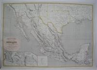 Bild des Verkufers fr Nouvelle Carte Physique et Politique du Mexique. zum Verkauf von Alexandre Antique Prints, Maps & Books