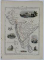 Image du vendeur pour Southern India mis en vente par Alexandre Antique Prints, Maps & Books