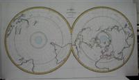 Image du vendeur pour Carte Magnetique des Deux Hemispheres mis en vente par Alexandre Antique Prints, Maps & Books