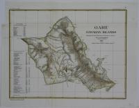 Image du vendeur pour Oahu Hawaiian Islands mis en vente par Alexandre Antique Prints, Maps & Books