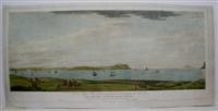 Bild des Verkufers fr Cape Carthage Tunis Bay and Goletta zum Verkauf von Alexandre Antique Prints, Maps & Books