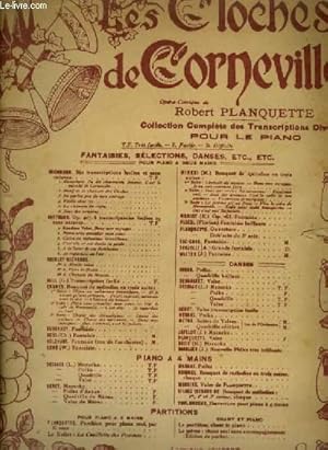 Seller image for LES CLOCHES DE CORNEVILLE - POUR PIANO. for sale by Le-Livre