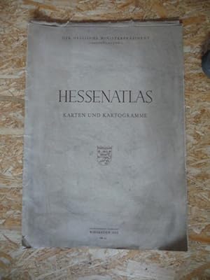Seller image for Die Hessenatlas - Karten und Kartogramme for sale by Gebrauchtbcherlogistik  H.J. Lauterbach