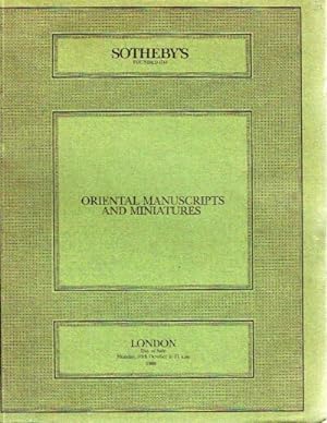 Sotheby's Oriental Manuscripts and Miniatures