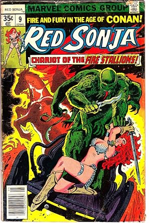 Bild des Verkufers fr RED SONJA: Volume 1, Number 9 May 1978 Comic zum Verkauf von Booklover Oxford