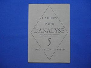 Seller image for Cahiers pour l'analyse. 5 . Ponctuation de Freud for sale by Emmanuelle Morin