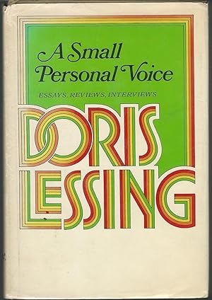 Seller image for A Small Personal Voice for sale by Dorley House Books, Inc.