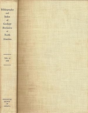 BIBLIOGRAPHY AND INDEX OF GEOLOGY EXCLUSIVE OF NORTH AMERICA. VOLUME 15. 1950.