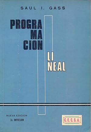 Seller image for PROGRAMACION LINEAL for sale by Libreria 7 Soles