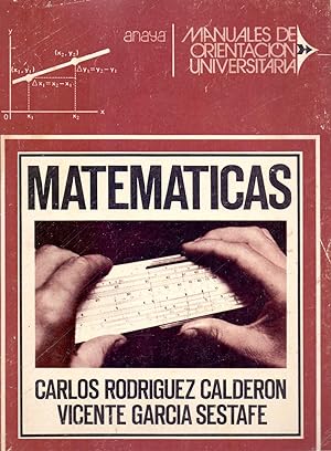 Imagen del vendedor de MATEMATICAS (manuales de orientacion universitaria) a la venta por Libreria 7 Soles