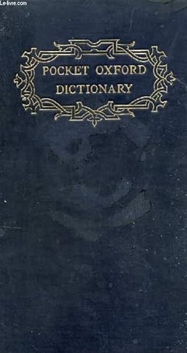 Image du vendeur pour THE POCKET OXFORD DICTIONARY OF CURRENT ENGLISH mis en vente par Le-Livre