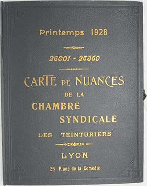 [Silk Samples] Carte de Nuances de la Chambre Syndicale des Teinturiers, Printemps 1928, 26001-26360