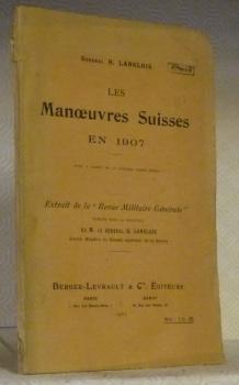 Seller image for Les Manoeuvres Suisses en 1907. Extrait de la Revue Militaire Gnrale. for sale by Bouquinerie du Varis