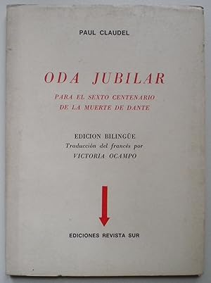 Oda Jubilar. Para el sexto centenario de la muerte de Dante