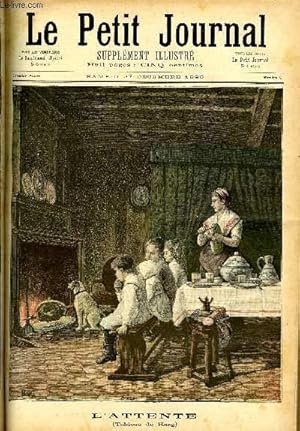 Seller image for LE PETIT JOURNAL - supplment illustr numro 5 - L'ATTENTE (TABLEAU DE HAAG) et L'EVASION DE REDON, DANS LA FORET VIERGE for sale by Le-Livre