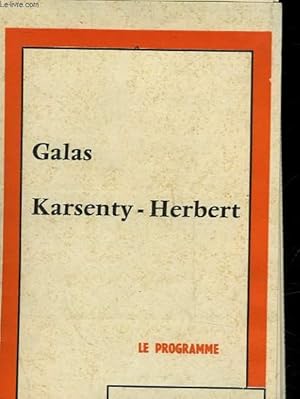 1 PROGRAMME - GALAS - KARSENTY - HEBERT -