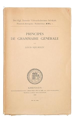 Seller image for Omkring Sprogteoriens Grundlggelse. [Prolegomena to a Theory of Language]. - [THE STARTING POINT OF LINGUISTIC ANALYSIS] for sale by Lynge & Sn ILAB-ABF