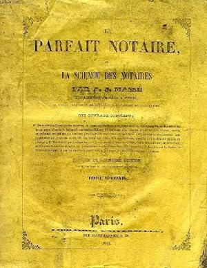 Image du vendeur pour LE PARFAIT NOTAIRE, OU LA SCIENCE DES NOTAIRES, TOME II mis en vente par Le-Livre