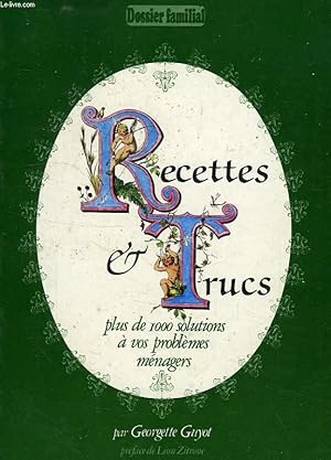 Seller image for RECETTES ET TRUCS for sale by Le-Livre