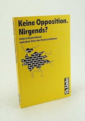 Bild des Verkufers fr Keine Opposition. Nirgends? : Linke in Deutschland nach dem Sturz des Realsozialismus / hrsg. von Thomas Klein . zum Verkauf von Versandantiquariat Buchegger