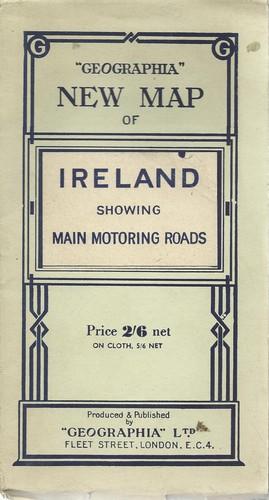 Seller image for Geographia New Map of Ireland showing Main Motoring Roads. for sale by Saintfield Antiques & Fine Books