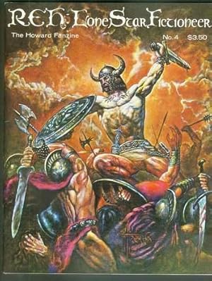 Image du vendeur pour REH: LONE STAR FICTIONEER Volume-1 #4 - Spring 1976 (The Robert E. Howard Fanzine.) previously unpublished Howard story Three-Bladed Doom. mis en vente par Comic World