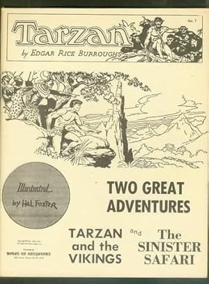 Seller image for TARZAN ILLUSTRATED - Two Great Adventures: (illustrated by Hal Foster) Tarzan and the Vikings & The Sinsiter Safari; (The Burroughs Bibliophile No. #7 ) for sale by Comic World