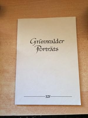 Bild des Verkufers fr Grnwalder Portrts - Band XIV zum Verkauf von Bookstore-Online