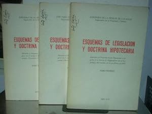 ESQUEMAS DE LEGISLACION Y DOCTRINA HIPOTECARIA. (3 TOMOS).