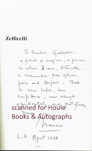 Seller image for Zeffirelli: The Autobiography of for sale by Houle Rare Books/Autographs/ABAA/PADA