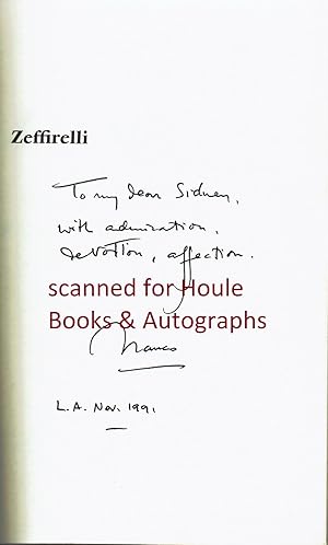 Seller image for Zeffirelli: The Autobiography of for sale by Houle Rare Books/Autographs/ABAA/PADA