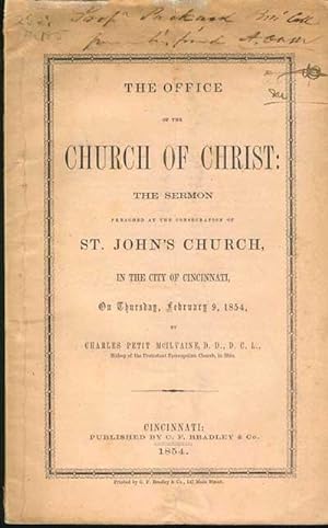 Office of the Church of Christ: The Sermon preached at the congregation of St. John's Church in t...