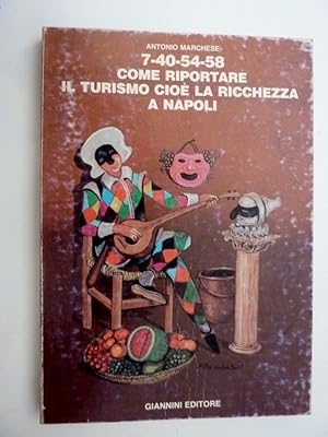 Imagen del vendedor de 7 - 40 - 54 - 58 COME RIPORTARE IL TURISMO CIOE' LA RICCHEZZA A NAPOLI" a la venta por Historia, Regnum et Nobilia