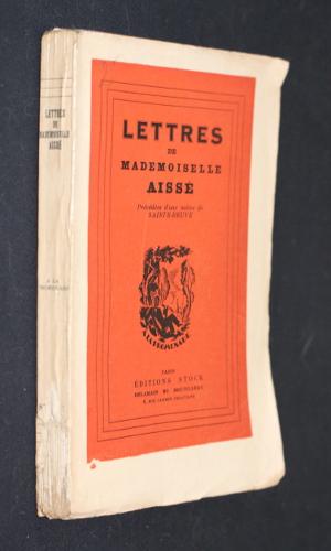 Imagen del vendedor de Lettres de mademoiselle Aiss a la venta por Abraxas-libris